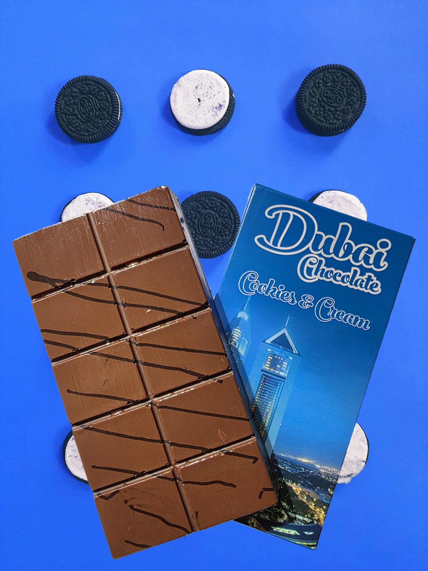 Dubai Chocolate Oreo (Cookies & Cream) Bar - 180 g