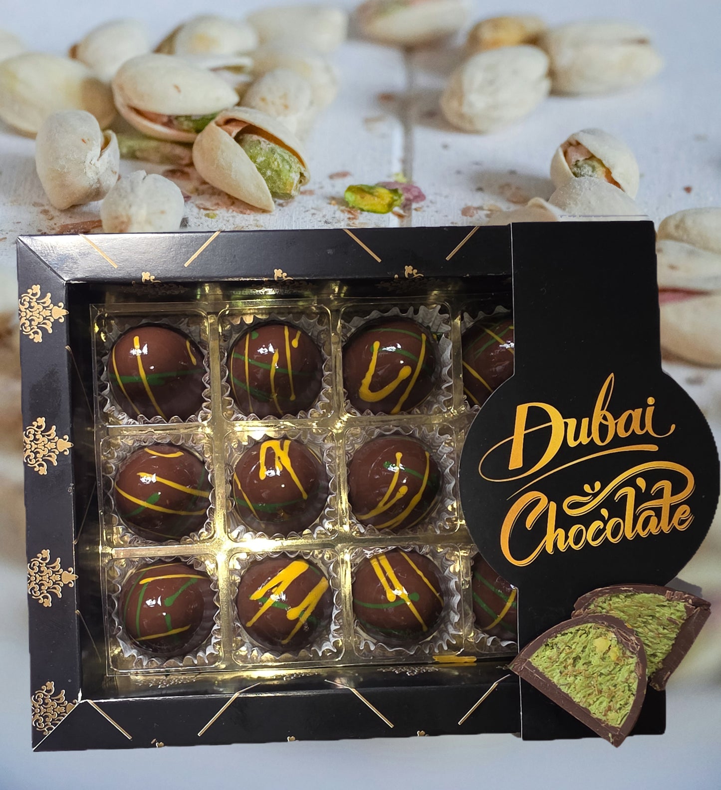 Dubai Chocolate Pops Box - 220 g