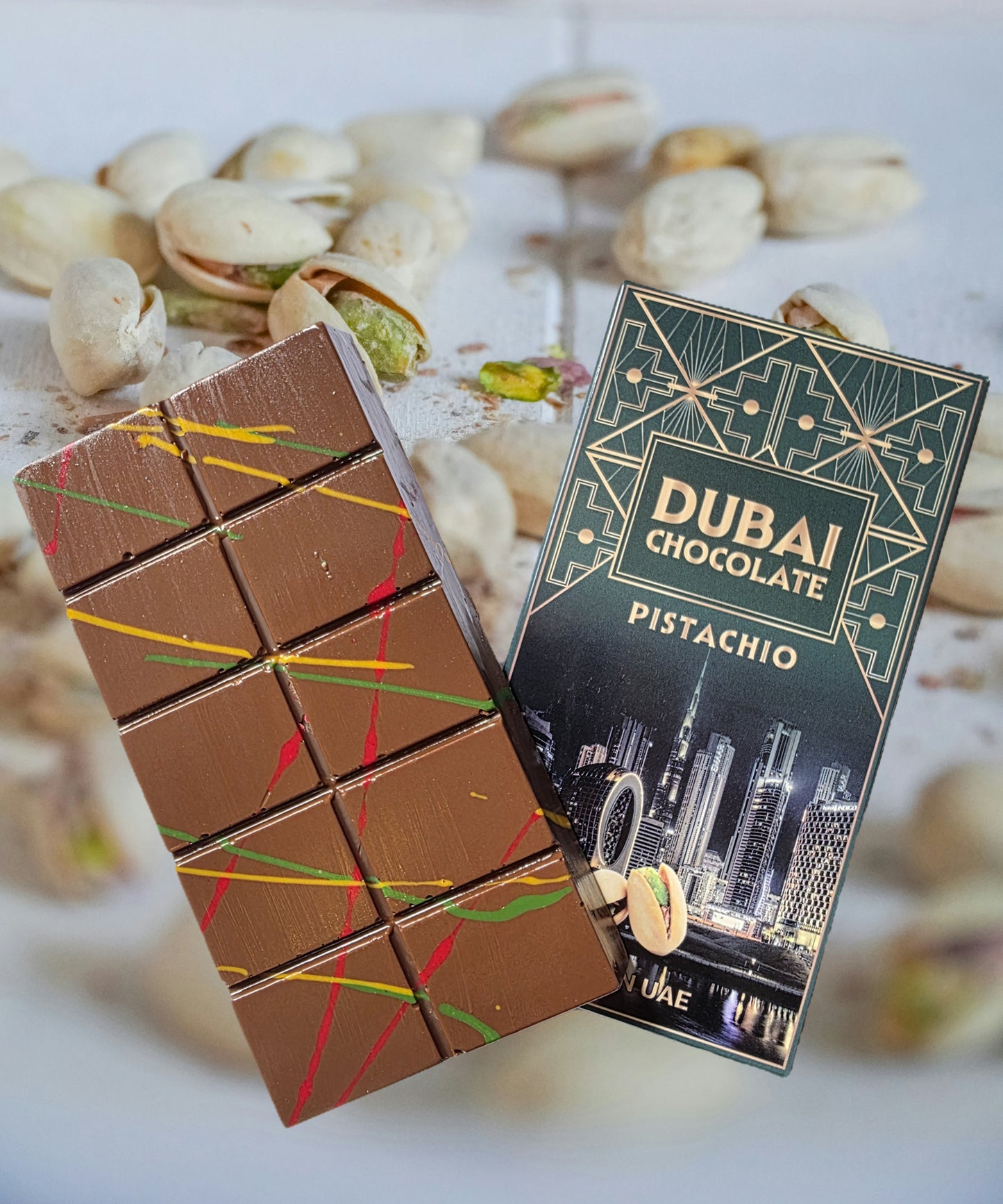 Dubai Chocolate Pistachio Bar - 180 g