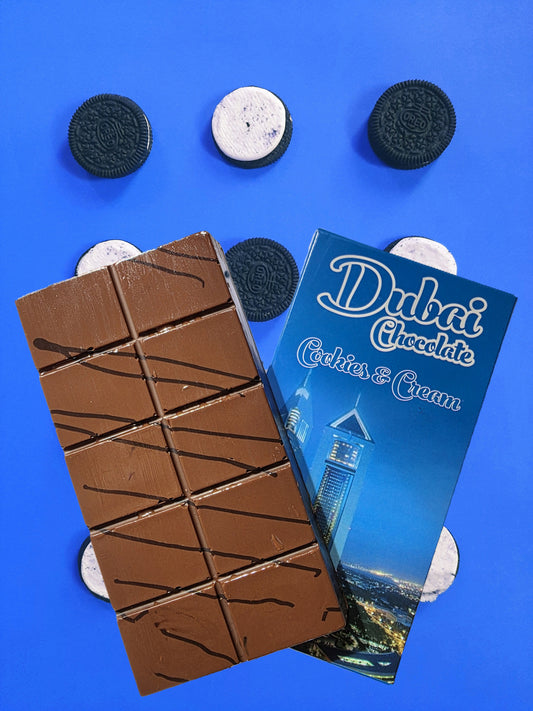 Dubai Chocolate Oreo (Cookies & Cream) Bar - 180 g
